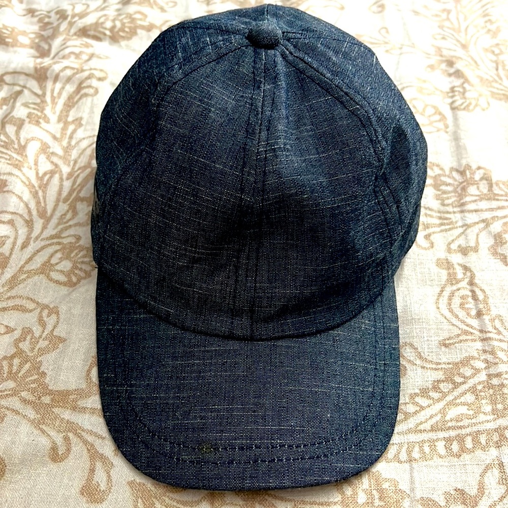 John Varvatos Men’s L/XL Baseball Cap with Leather Strap Excellent